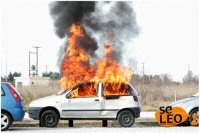 Φωτιά σε αυτοκίνητο στη Χαλκιδική